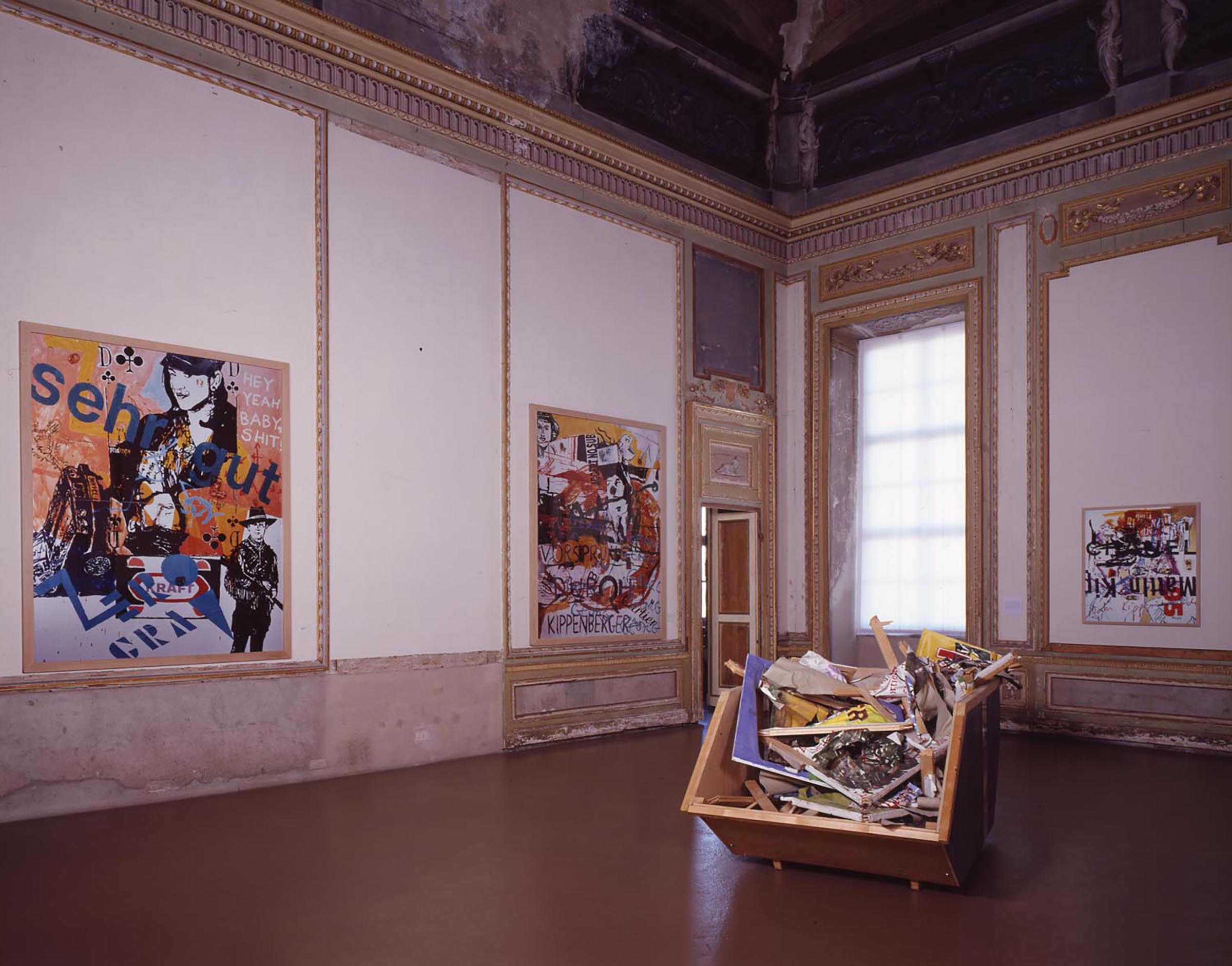 u0022Martin Kippenberger : Respektive 1997-1976u0022, veduta espositiva